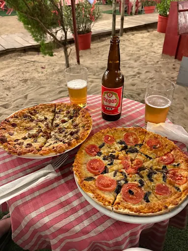 Pizza au feu de bois